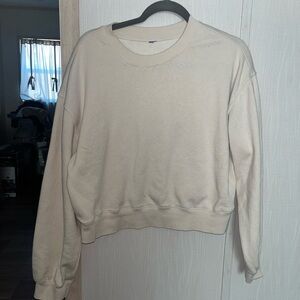 Cream Crewneck Sweatshirt
